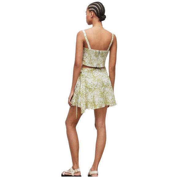 NWT! All Saints Frida Floral Bloomcore Amanzi Printed Skirt - Size 10 - Picture 3 of 16